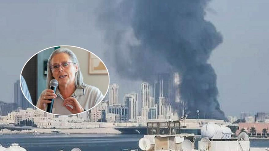 Una avilesina en Baréin: "Fue terrorífico cuando saltaron las defensas antimisiles, parecía una película de ciencia ficción"