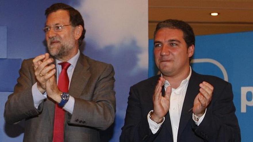 Rajoy y Bendodo, en un acto en Málaga en las municipales.