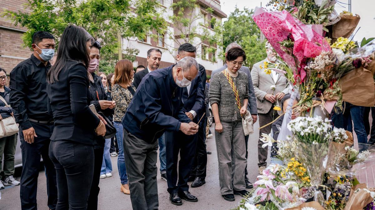 El padre de la víctima del asesinato de Esplugues viaja desde China para rendir homenaje a su hija