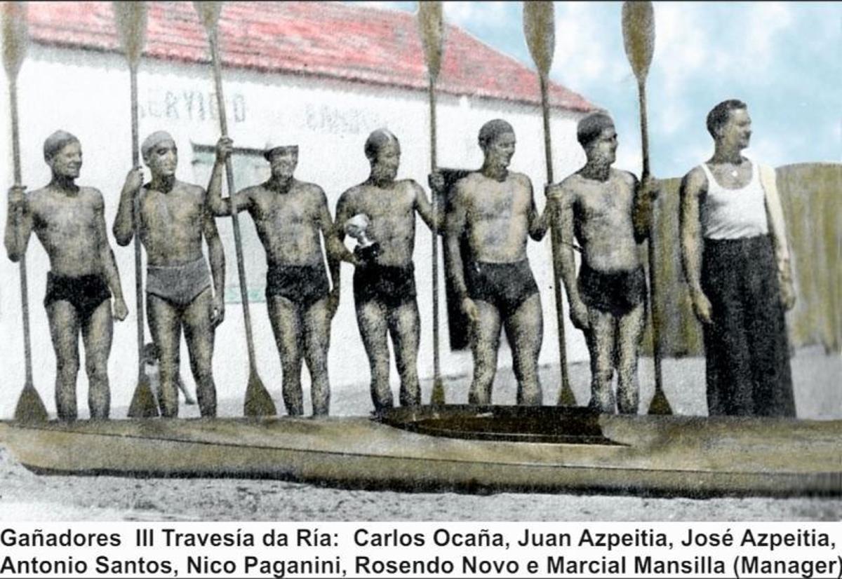 Alicerces dos deportes náuticos en Cangas (III)