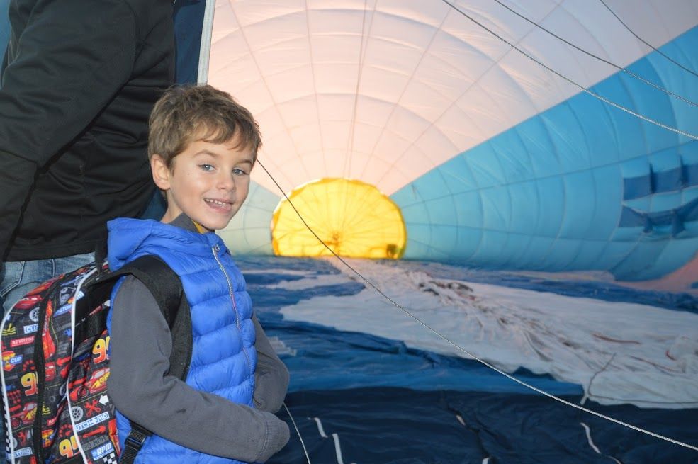 La terapia de volar en globo