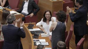 La diputada de Vox, Llanos Massó, nueva presidenta de las Cortes valencianas gracias al acuerdo con el PP