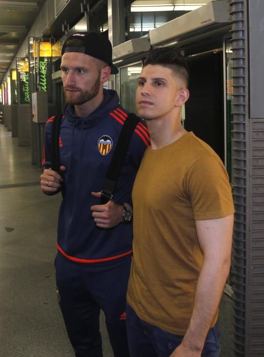 La expedición del Valencia ya está en Madrid