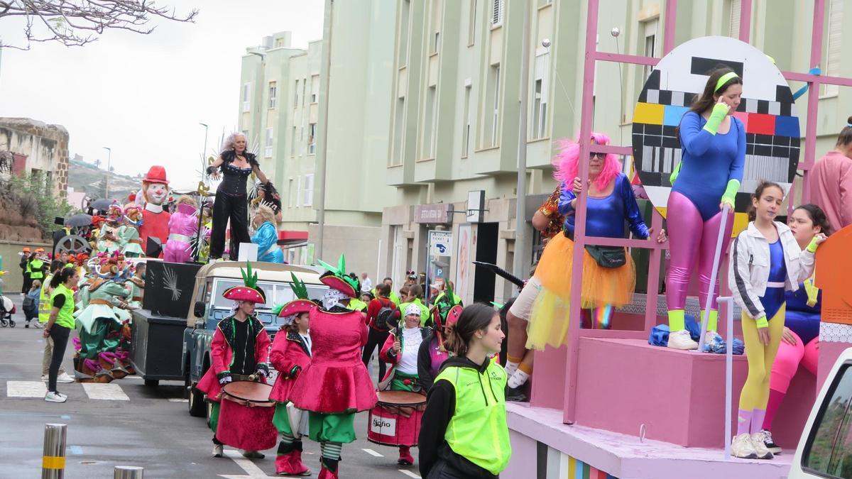 Cabalgata en Familia en el Carnaval de Guía de este año.