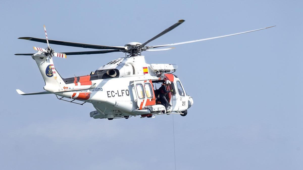El helimer de València durante unas maniobras en una imagen de archivo.