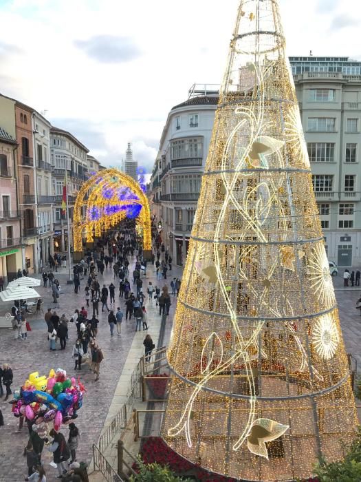 Encendido de las luces de Navidad del Centro de Málaga