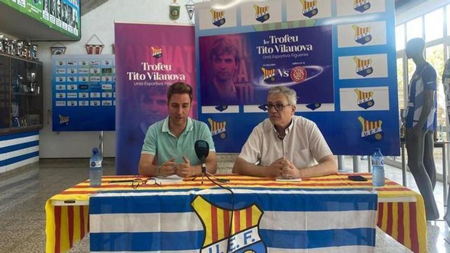 La UE Figueres presenta un trofeu anual dedicat a Tito Vilanova