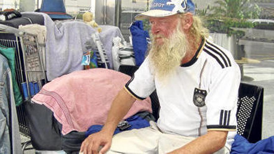 Der Obdachlose im Jahr 2011