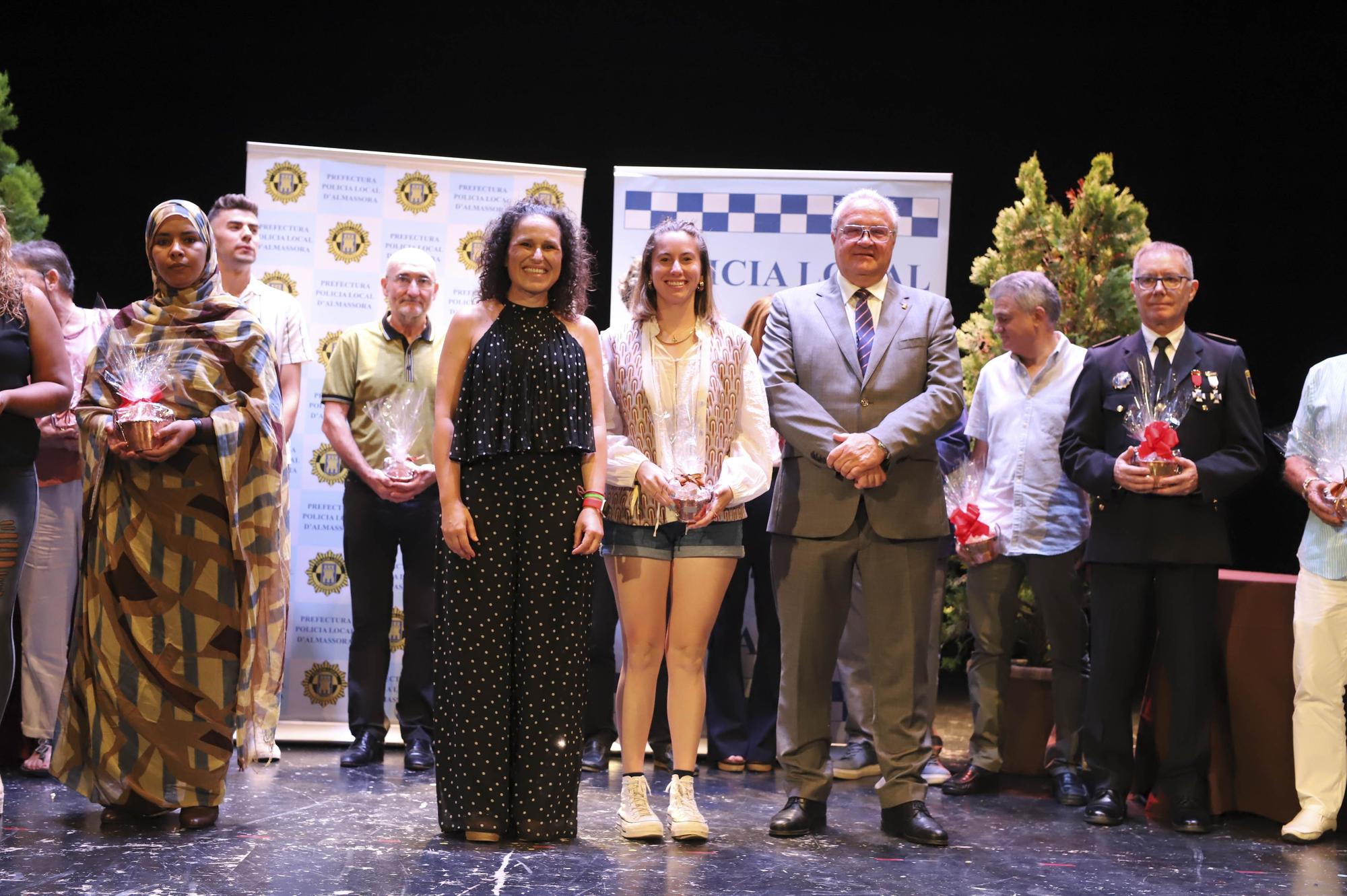 Las fotos de los premiados por la Policía Local de Almassora en su festividad