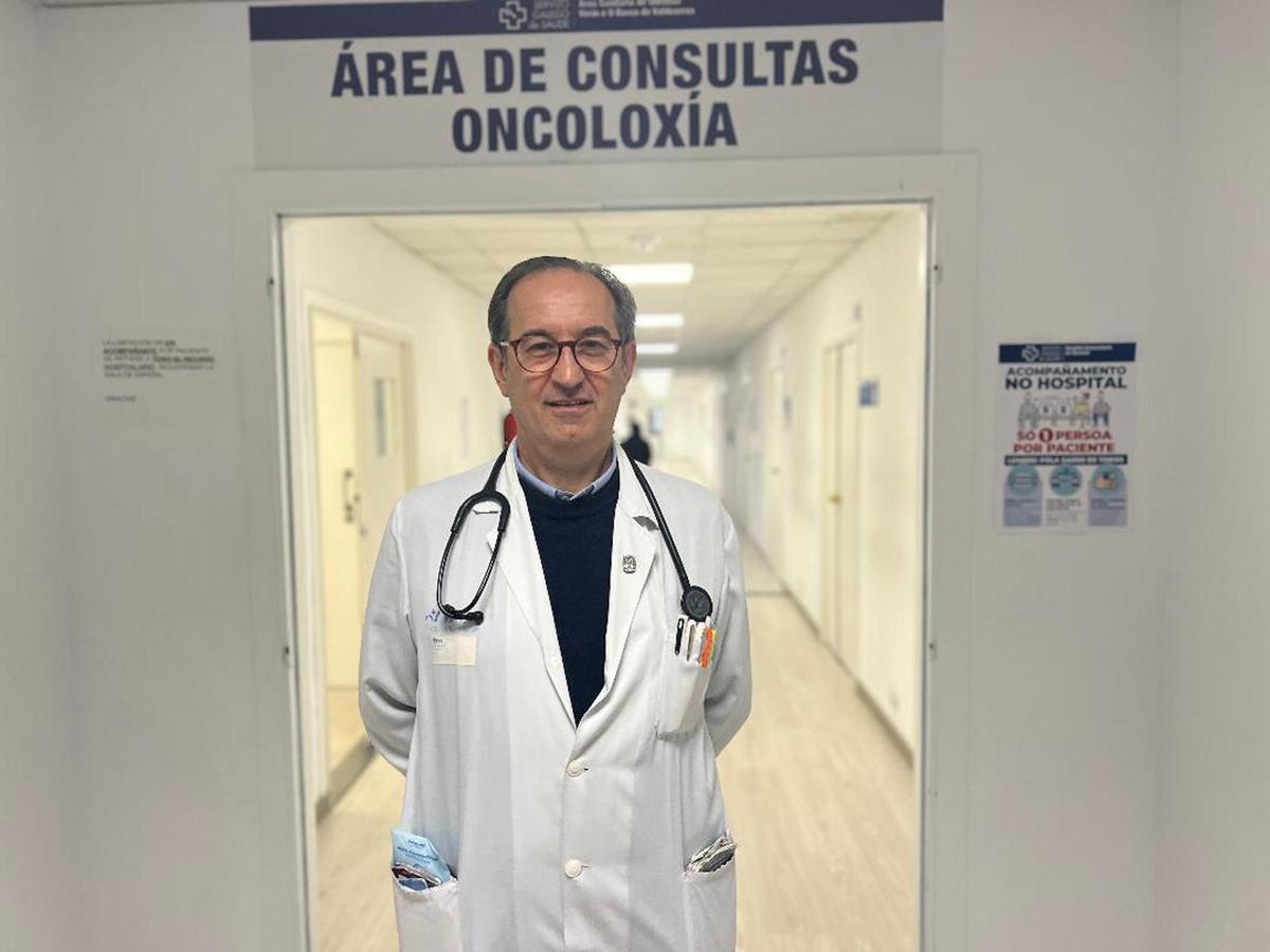 Jesús García Mata, jefe de Oncología del Complexo Hospitalario Universitario de Ourense
