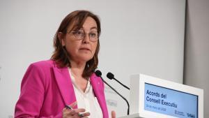 La consellera de Territori, Habitatge i Transició Ecològica, Sílvia Paneque, este martes en rueda de prensa