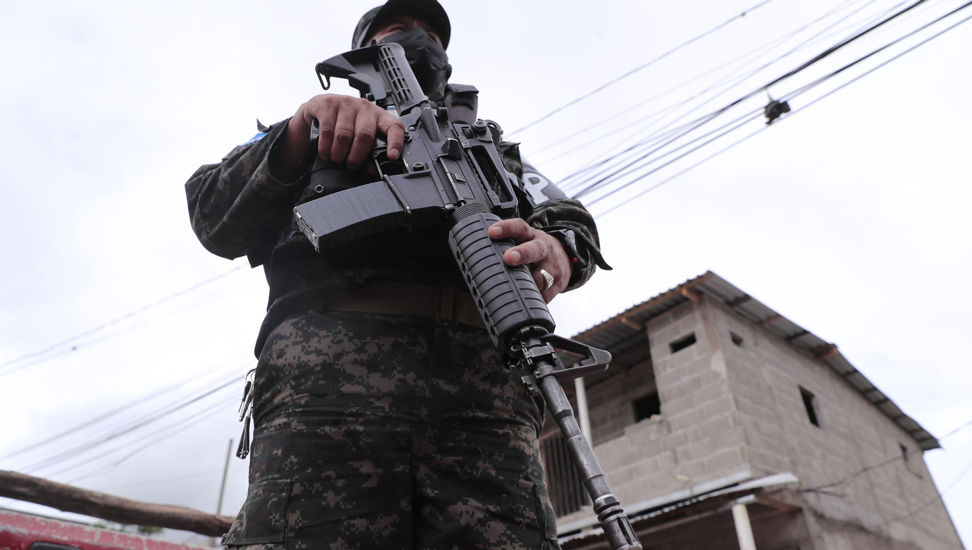 Militar desplegado en Honduras
