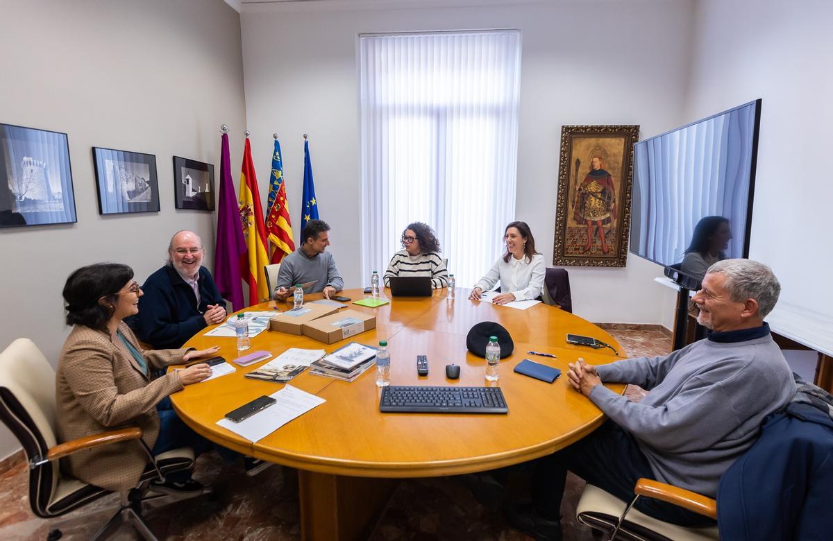 Reunión en el Ayuntamiento de Gandia.