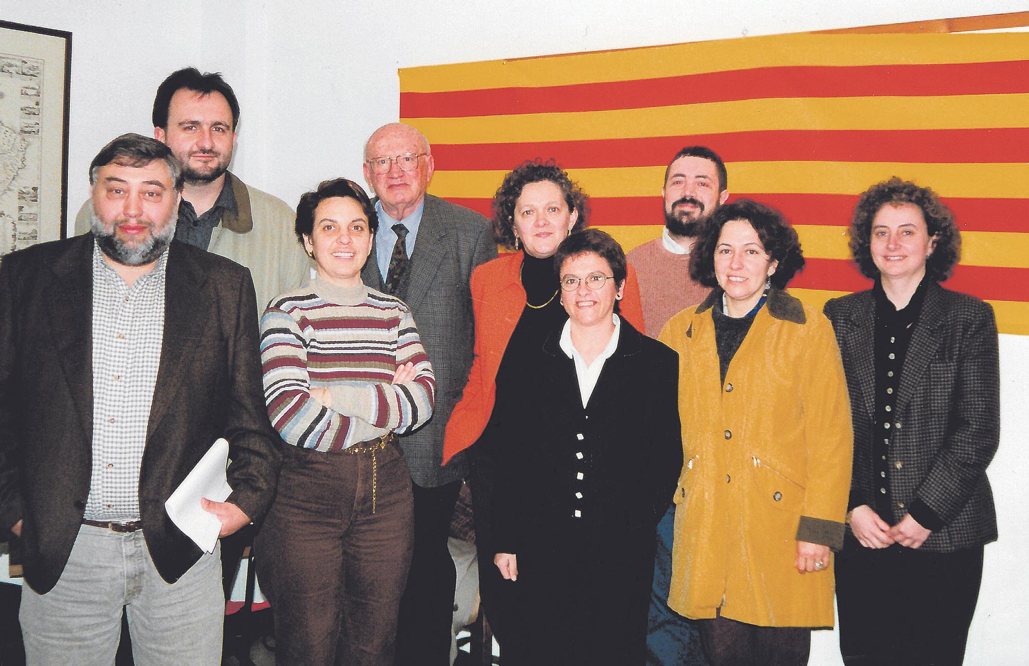 Junta Directiva y consejo de redacción con el presidente y fundador, Joan Verger.