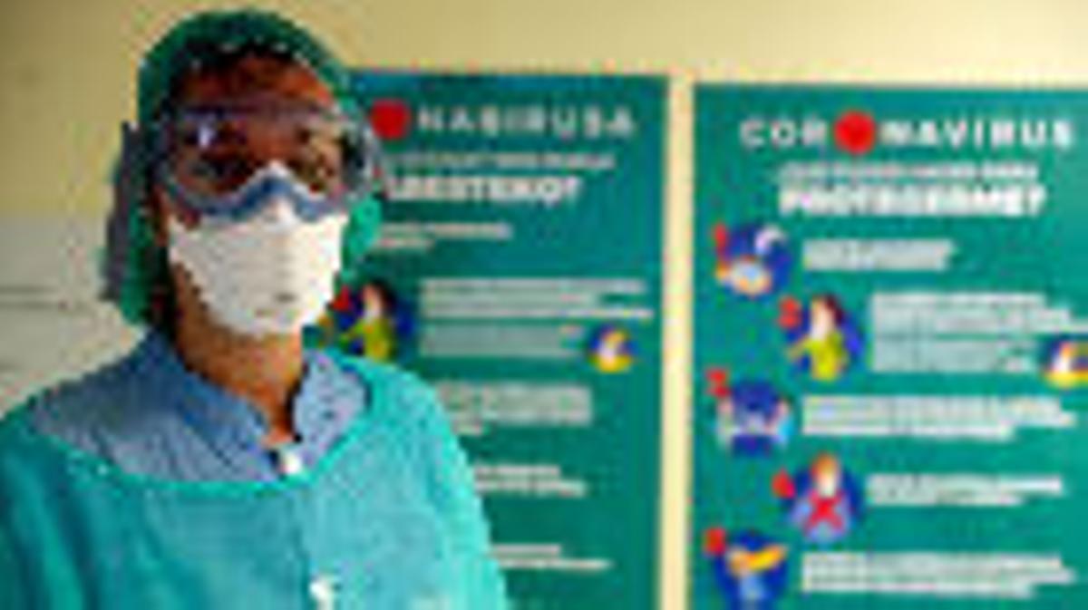Iragartze Fernández, una linier en la primera línea de la batalla por el coronavirus