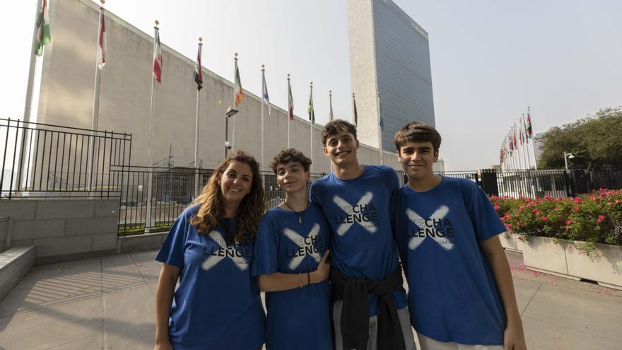 Tres estudiantes murcianos llevan sus propuestas sociales y sostenibles a las Naciones Unidas