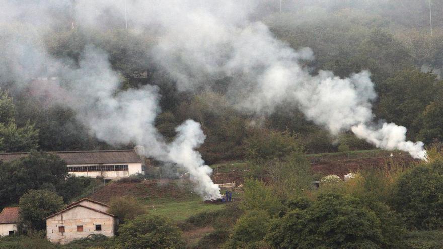 El fuego permitido para limpiar se multiplica tras las lluvias: 2.500 quemas al día en Galicia