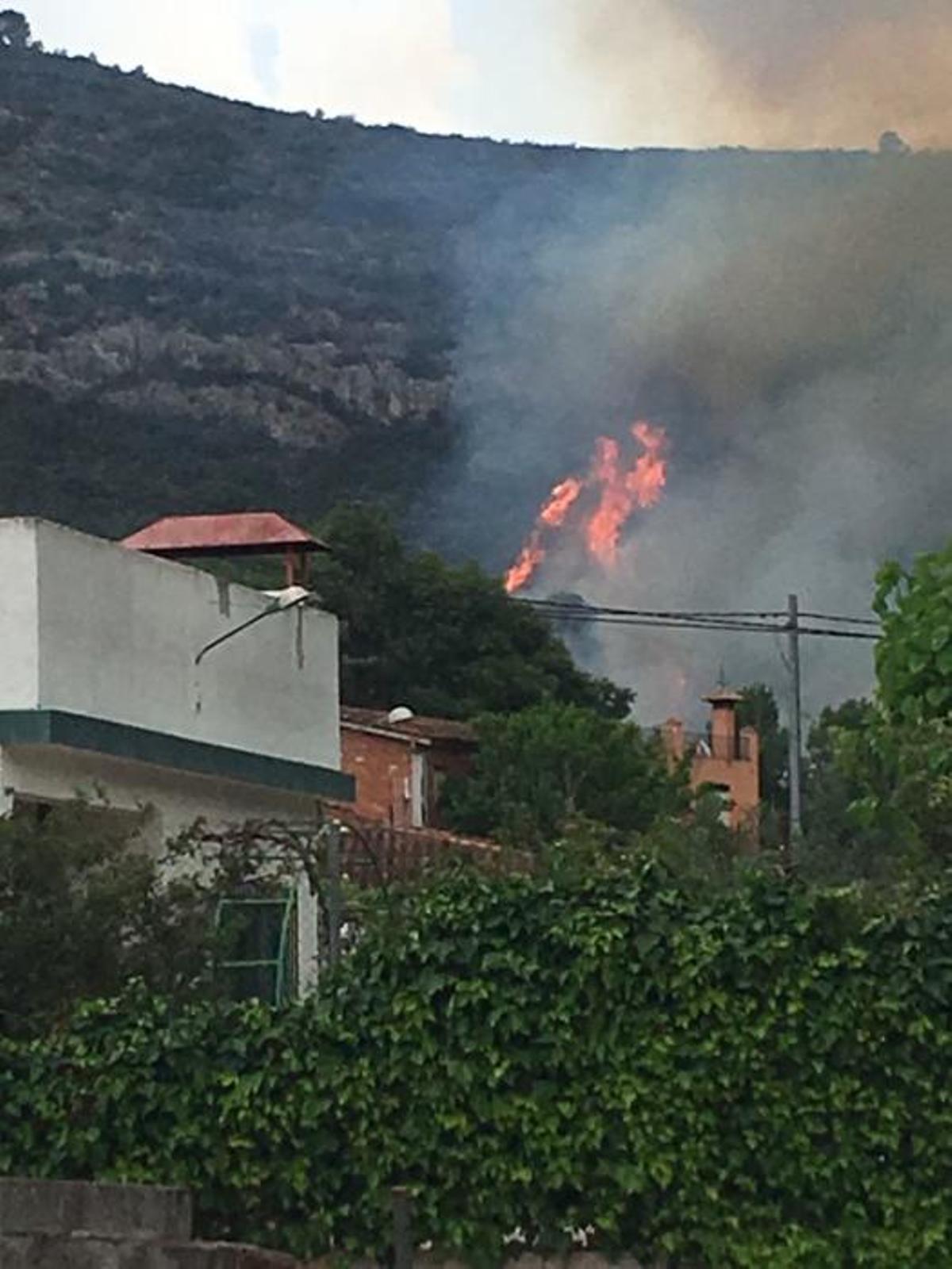 Incendio en El Genovés