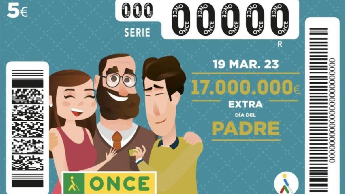 Cupón del Sorteo Extraordinario del Día del Padre 2023