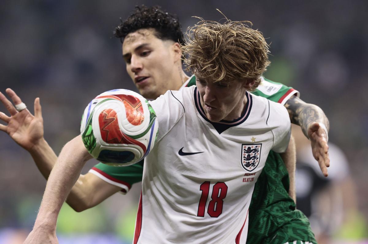 Gordon, en el partido ante México