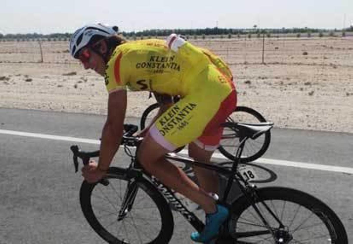Iván Cortina, en pleno entrenamiento con la selección española durante el Mundial de Doha.