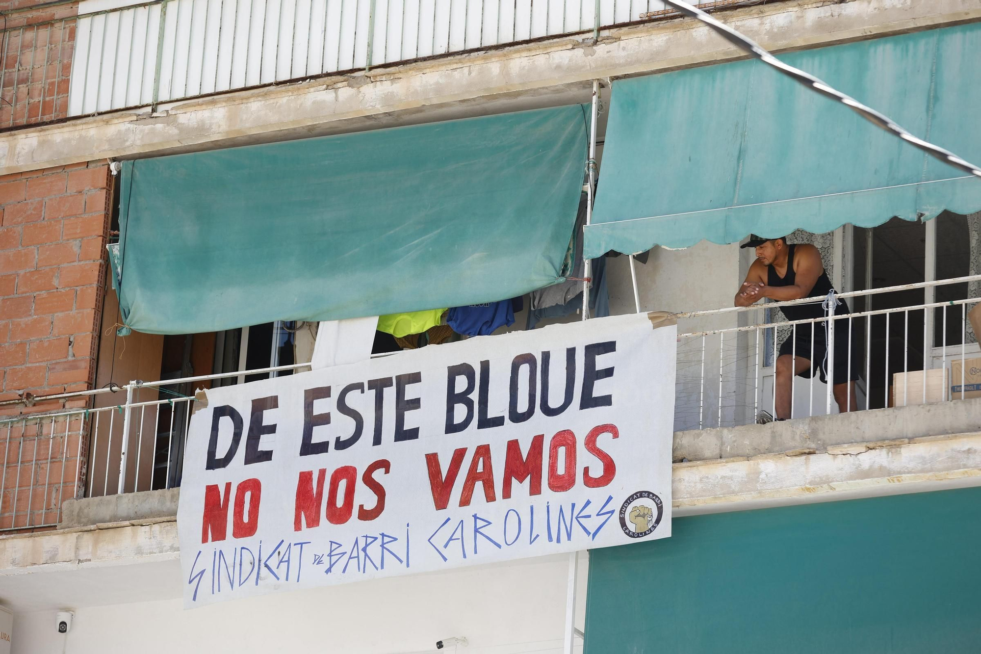 Desahucio en el barrio de Carolinas en Alicante