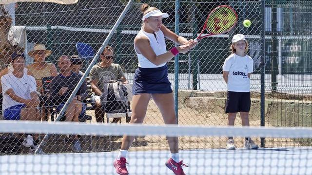 Sonja Zhiyenbayeva perdió la final del cuadro de dobles pero se clasificó para del evento individual. | MARTA G. BREA