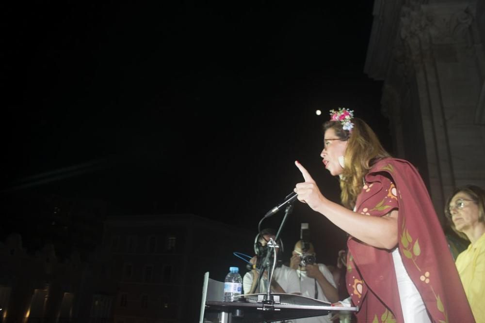 Encendido del Fuego Sagrado y pregón de la alcaldesa de Cartagena