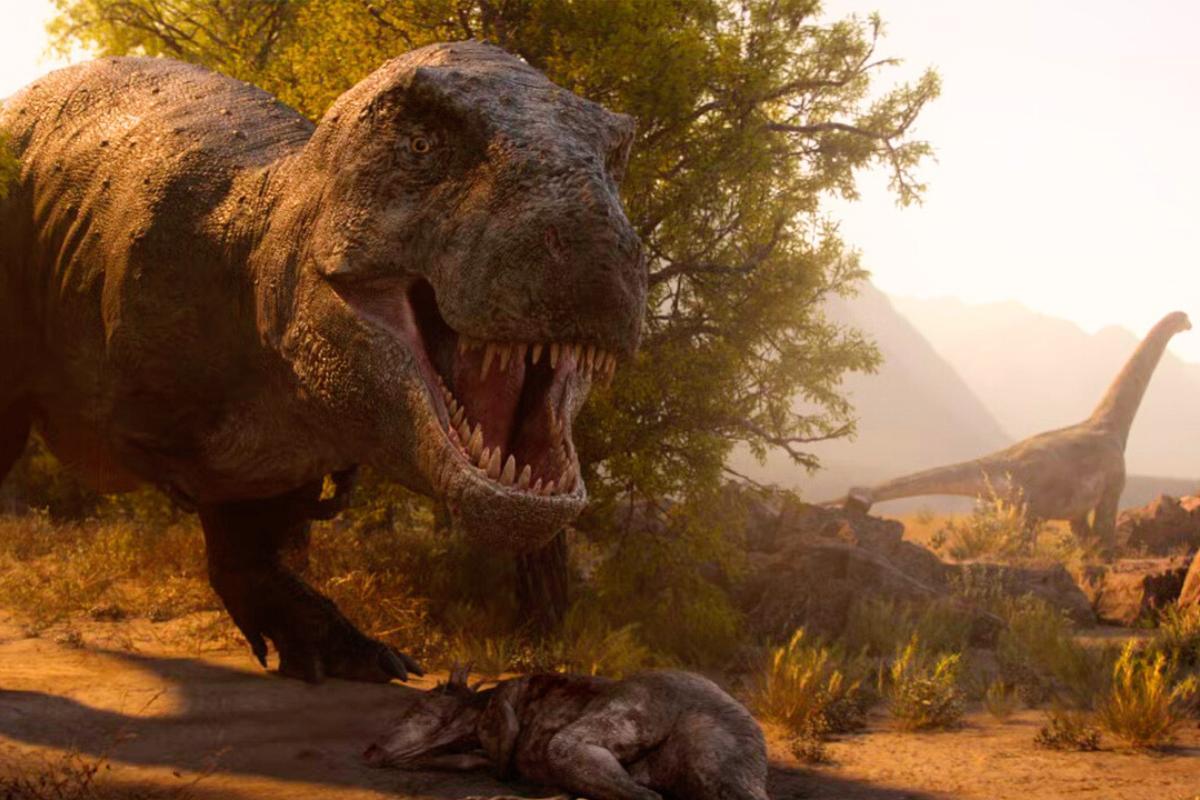Un fotograma de la serie documental 'Los Dinosaurios' de Netflix.