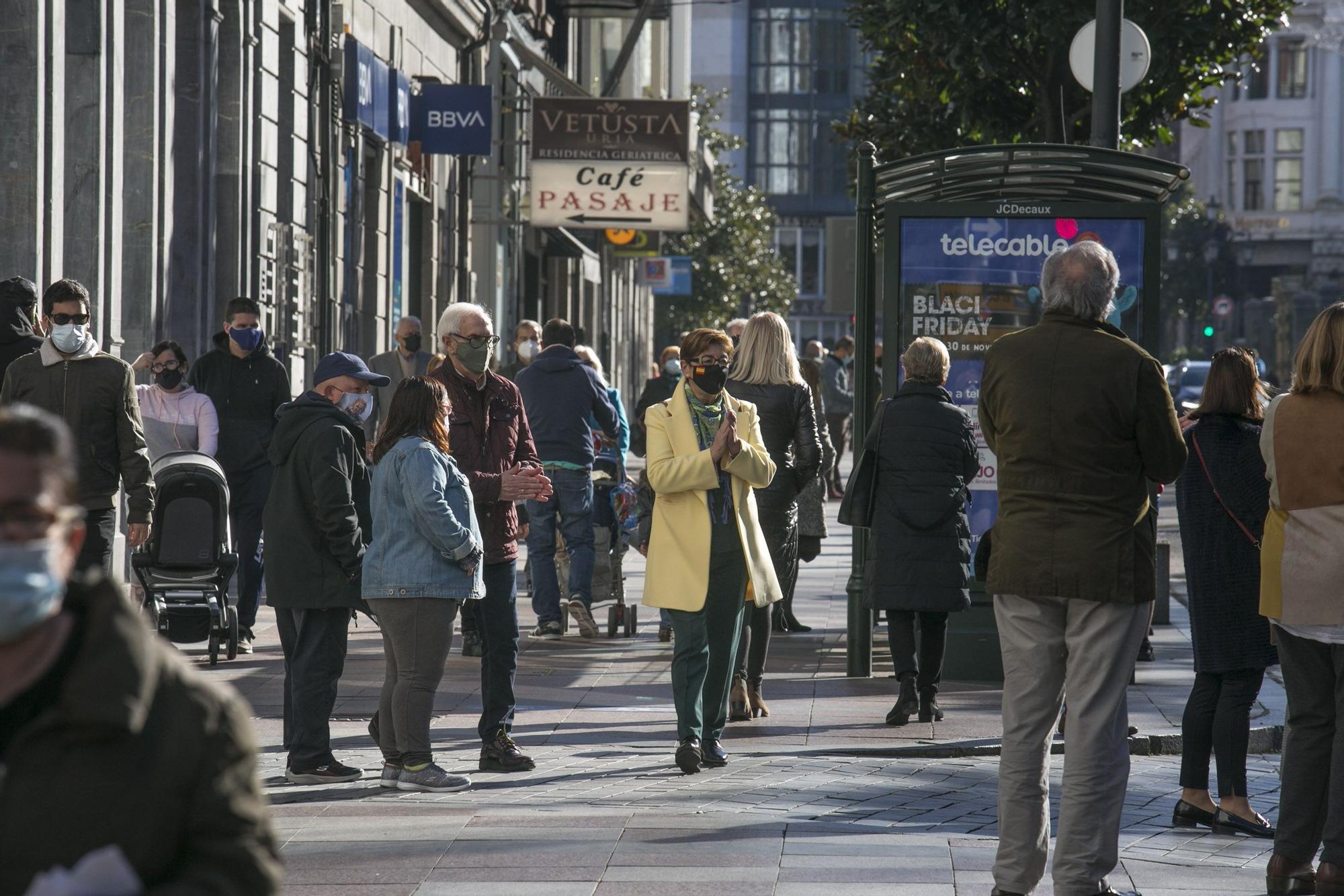 Protestas en Oviedo