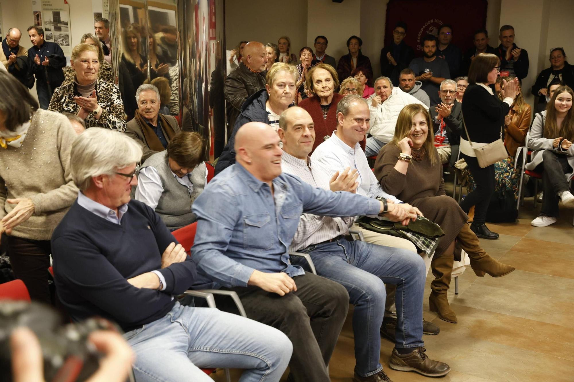 La victoria de Monchu García como secretario general del PSOE de Gijón, en imágenes
