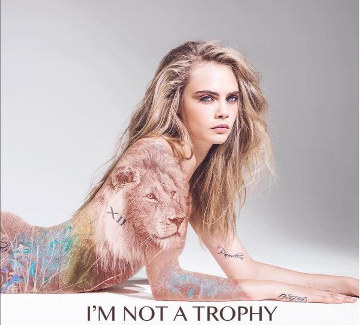 Cara Delevingne protagoniza la campaña 'I´m not a trophy'