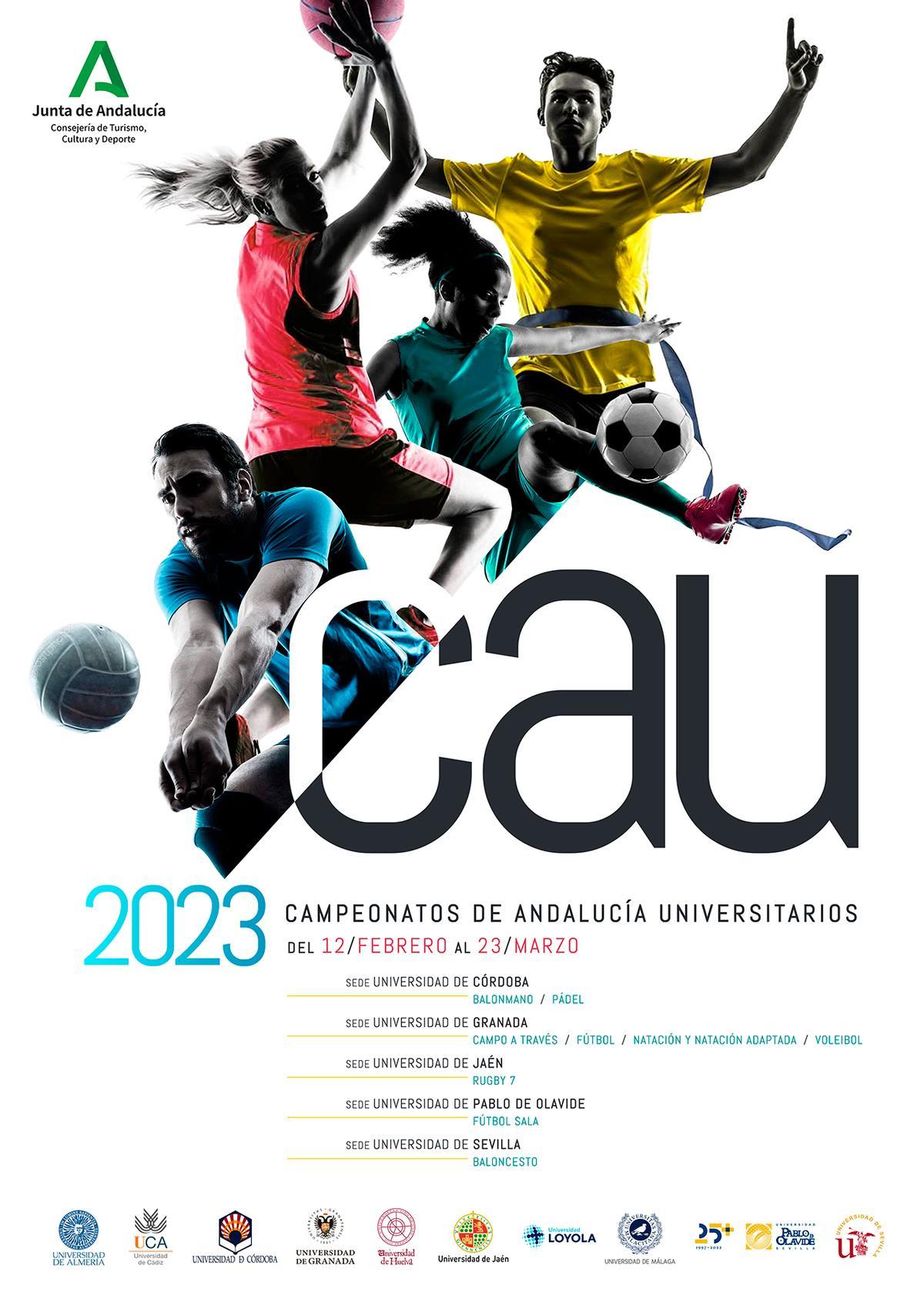 Cartel de los CAU 2023.