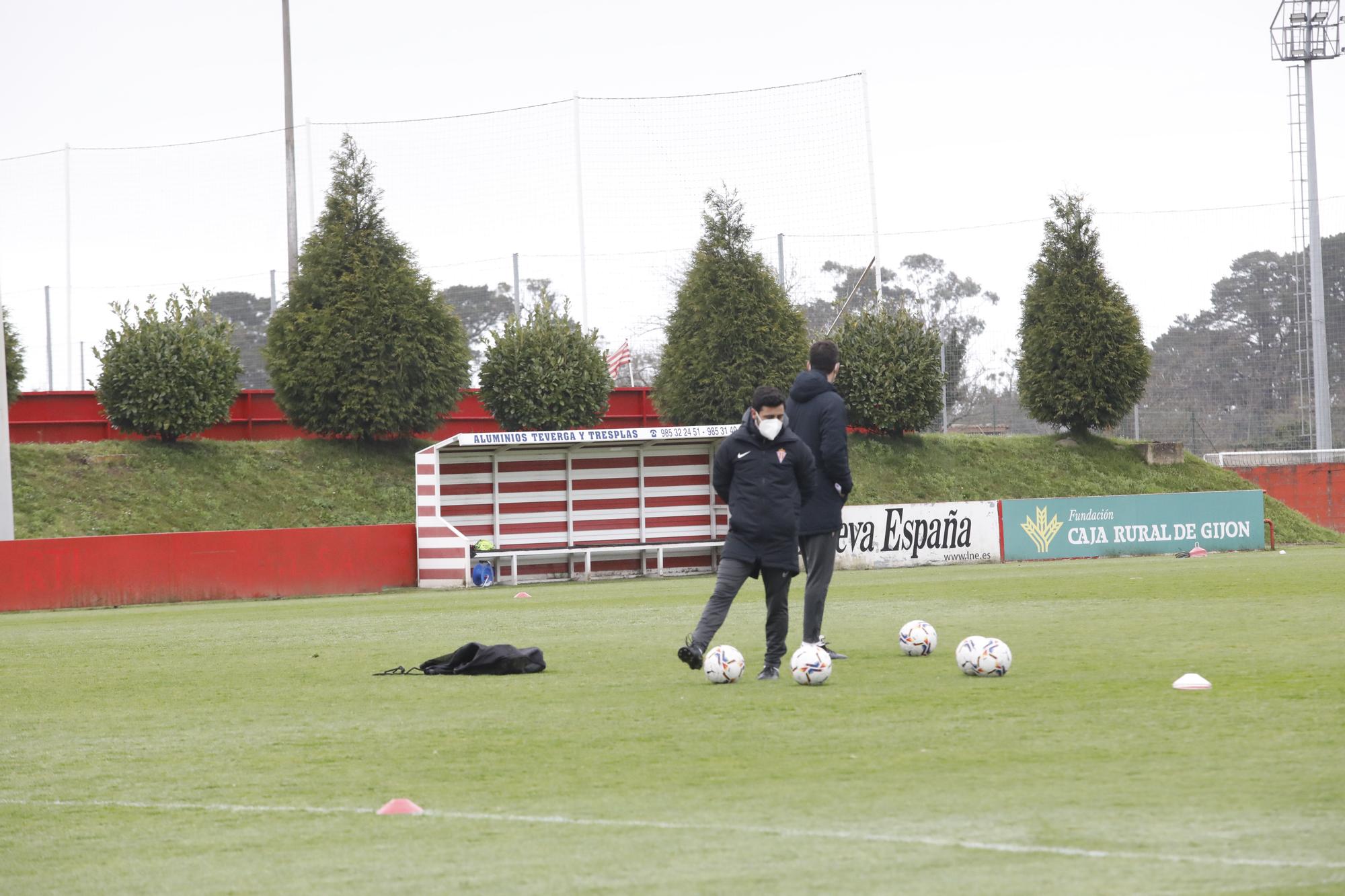 Entrenamiento del Sporting