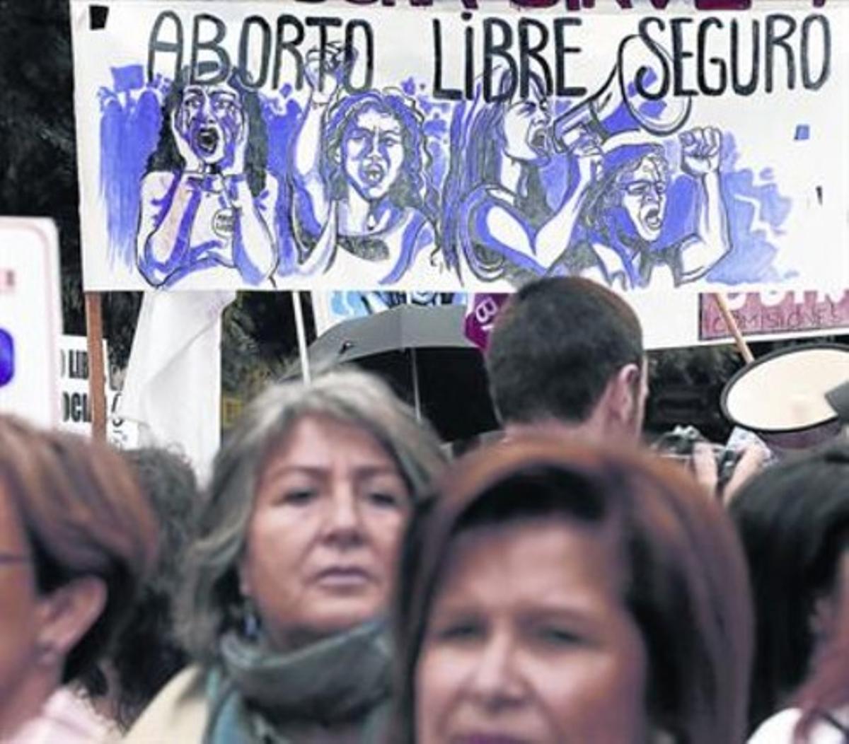 Partidaris de l’avortament celebren el setembre a Madrid l’adéu de Gallardón.