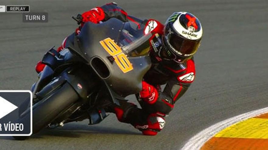Jorge Lorenzo se estrena con Ducati