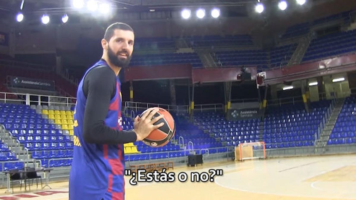 Momentazo con Niko Mirotic: "¡Mira! Graba esto..." y ojo a la que enchufa