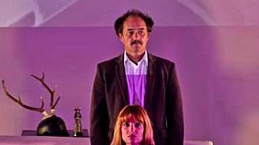 Alberto Rodríguez y Cristina Puertas, en la obra “Cuarteto”.   Pablo Casanueva