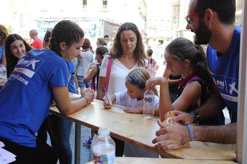 Baloncesto 3x3 en la Plaza Belluga