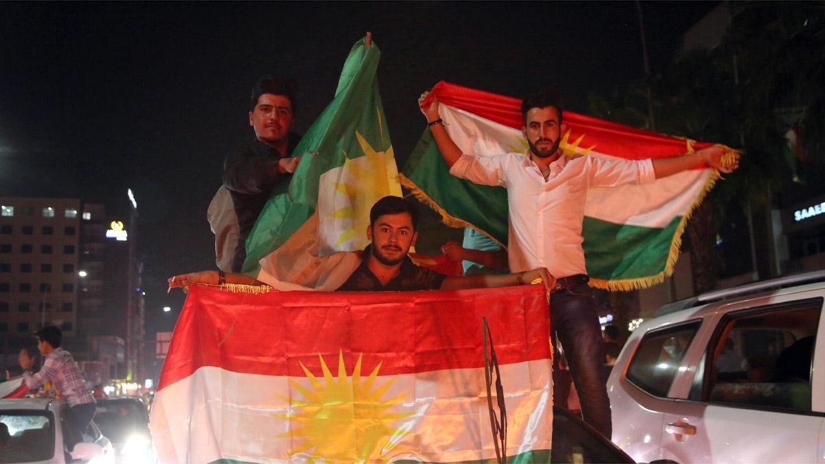 El 80 por ciento de los kurdos votó ayer masivamente por la independencia