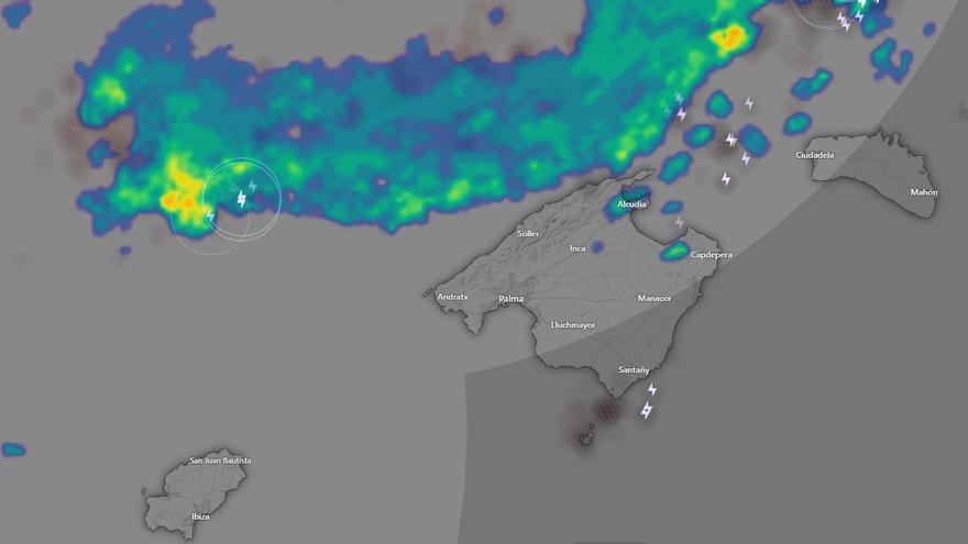 El tiempo en Mallorca en directo/ La borrasca Denise azota la isla con vientos de 109 kilómetros por hora y tormentas