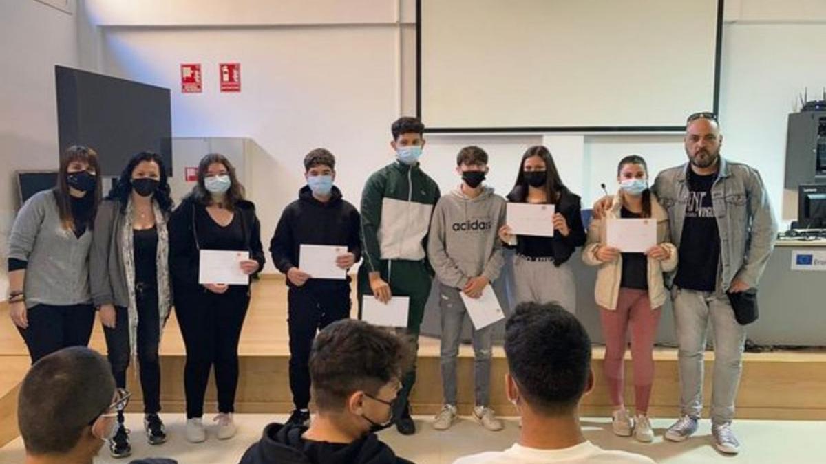 Lliurament de premis a l’Institut Narcís Monturiol de Figueres