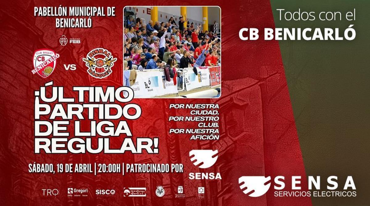 La afición del CB Benicarló acudirá este sábado en masa a animar a su equipo.