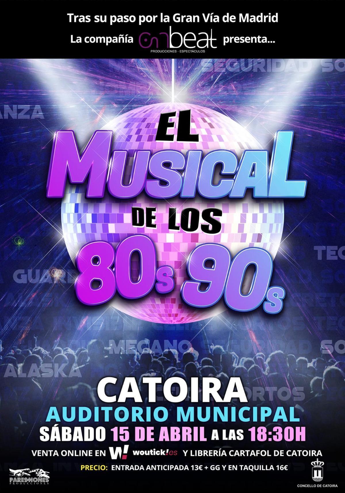 El cartel del musical.