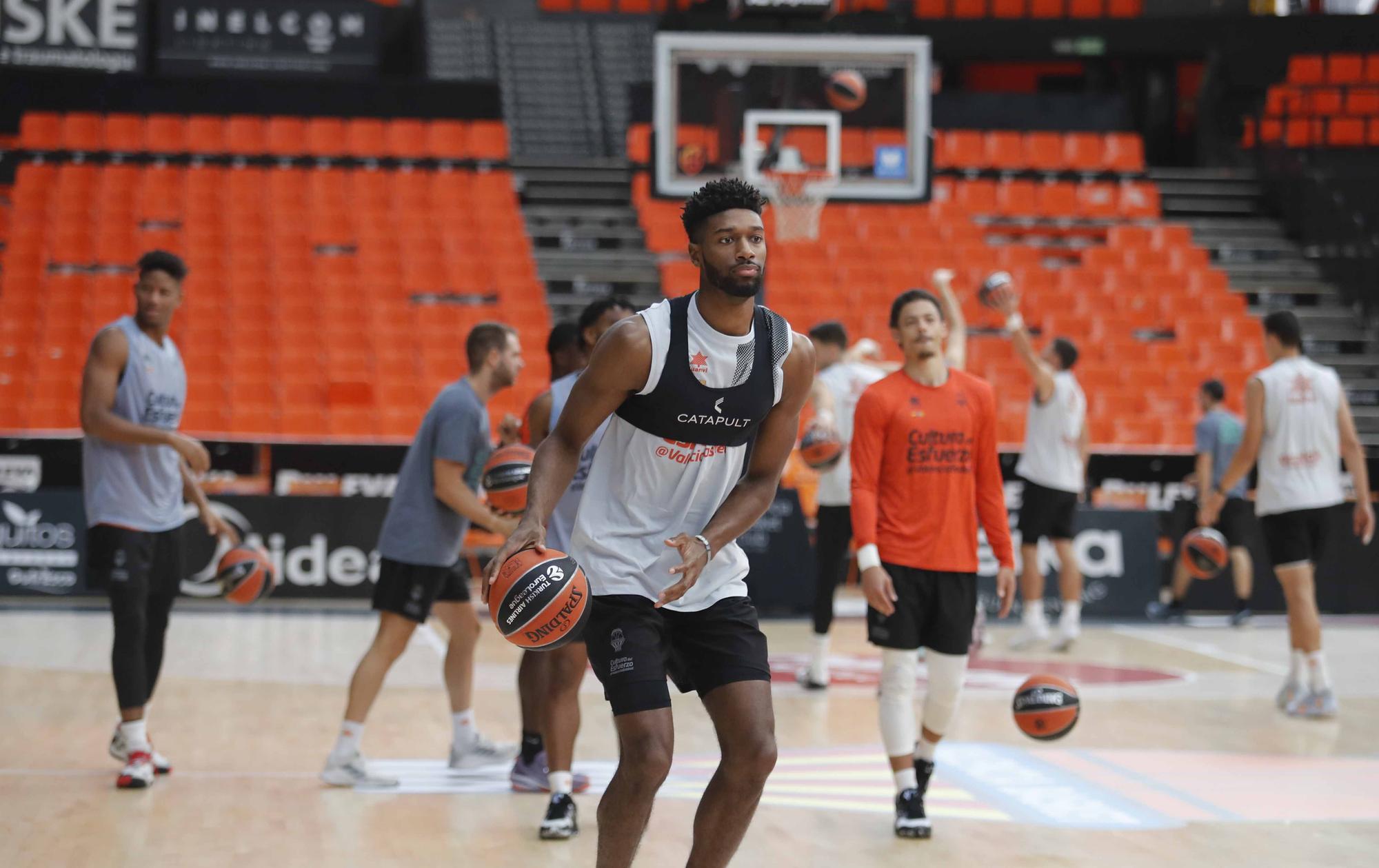 Así fue la sesión de entrenamiento para Valencia Basket