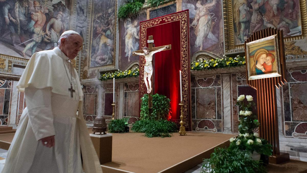 El Papa Francisco, en 2019, cuando se comprometió a investigar los casos de abusos