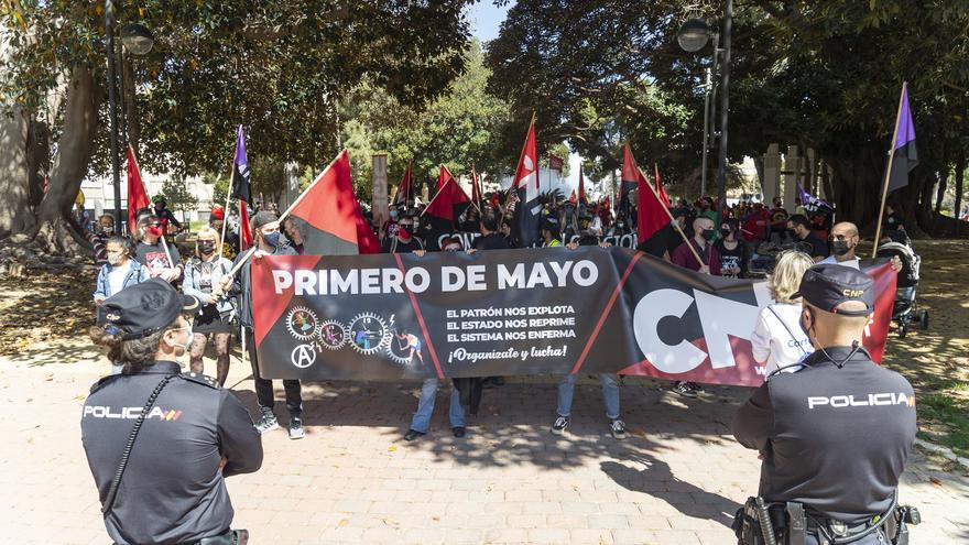 Manifestación del 1 de mayo en Cartagena