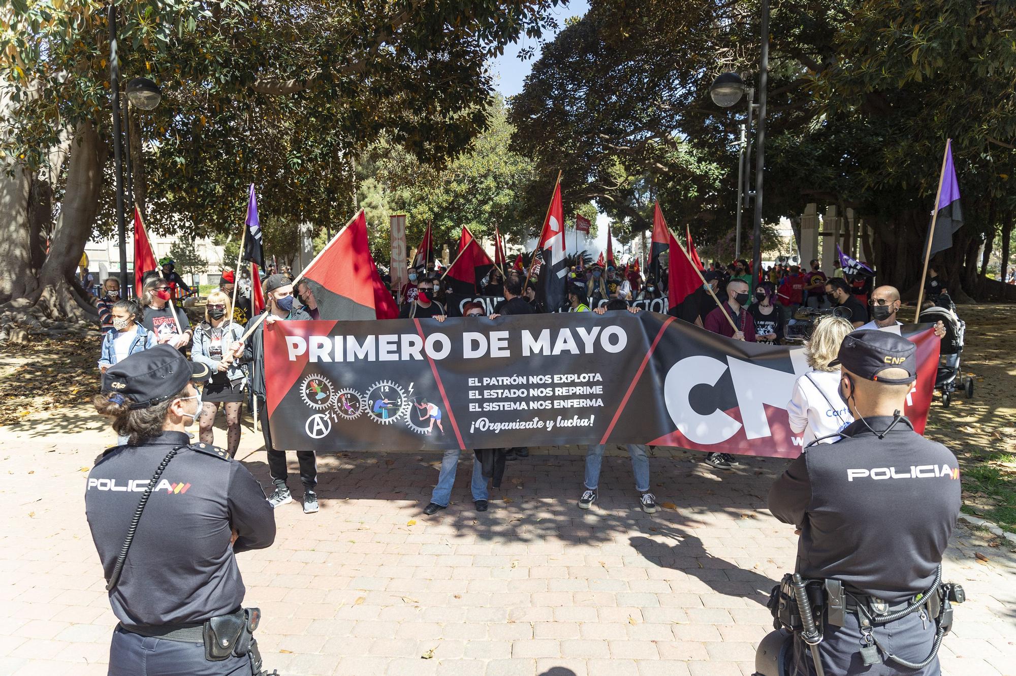 Manifestación del 1 de mayo en Cartagena