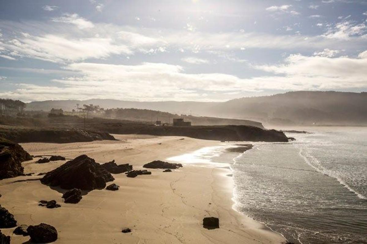 Playa de Esmelle, en Ferrol (Galicia).