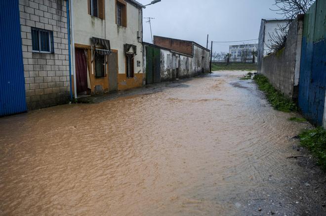 Fotogalería | La borrasca Marta anega las calles de la Charca Musia